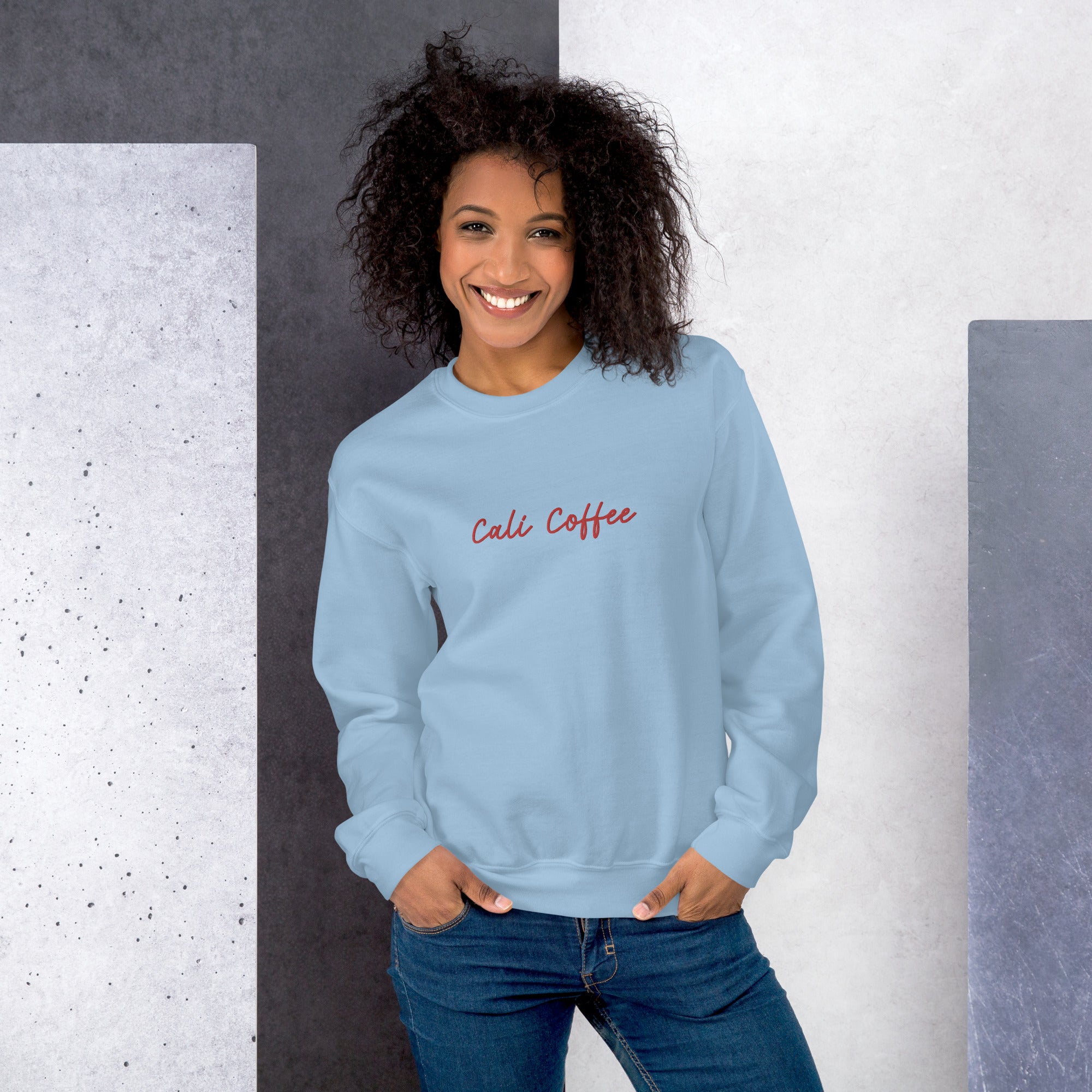 Red Stitch Pullover Sweatshirt