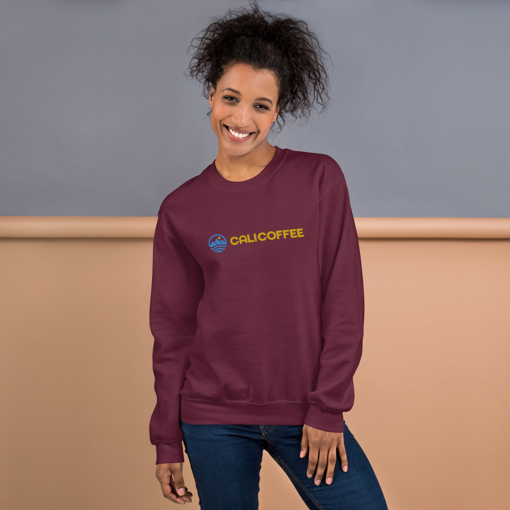 Embroidered Pullover Sweatshirt