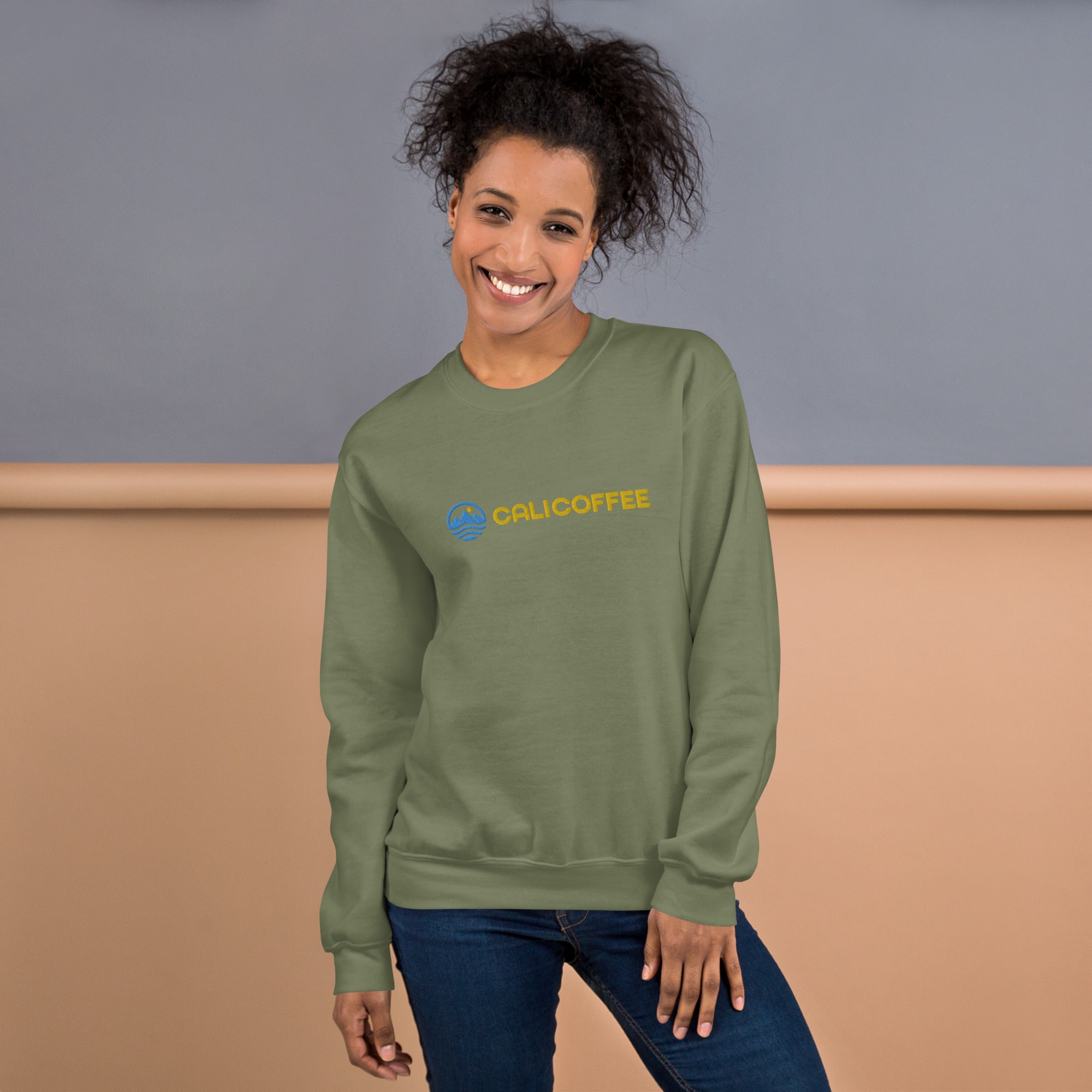 Embroidered Pullover Sweatshirt