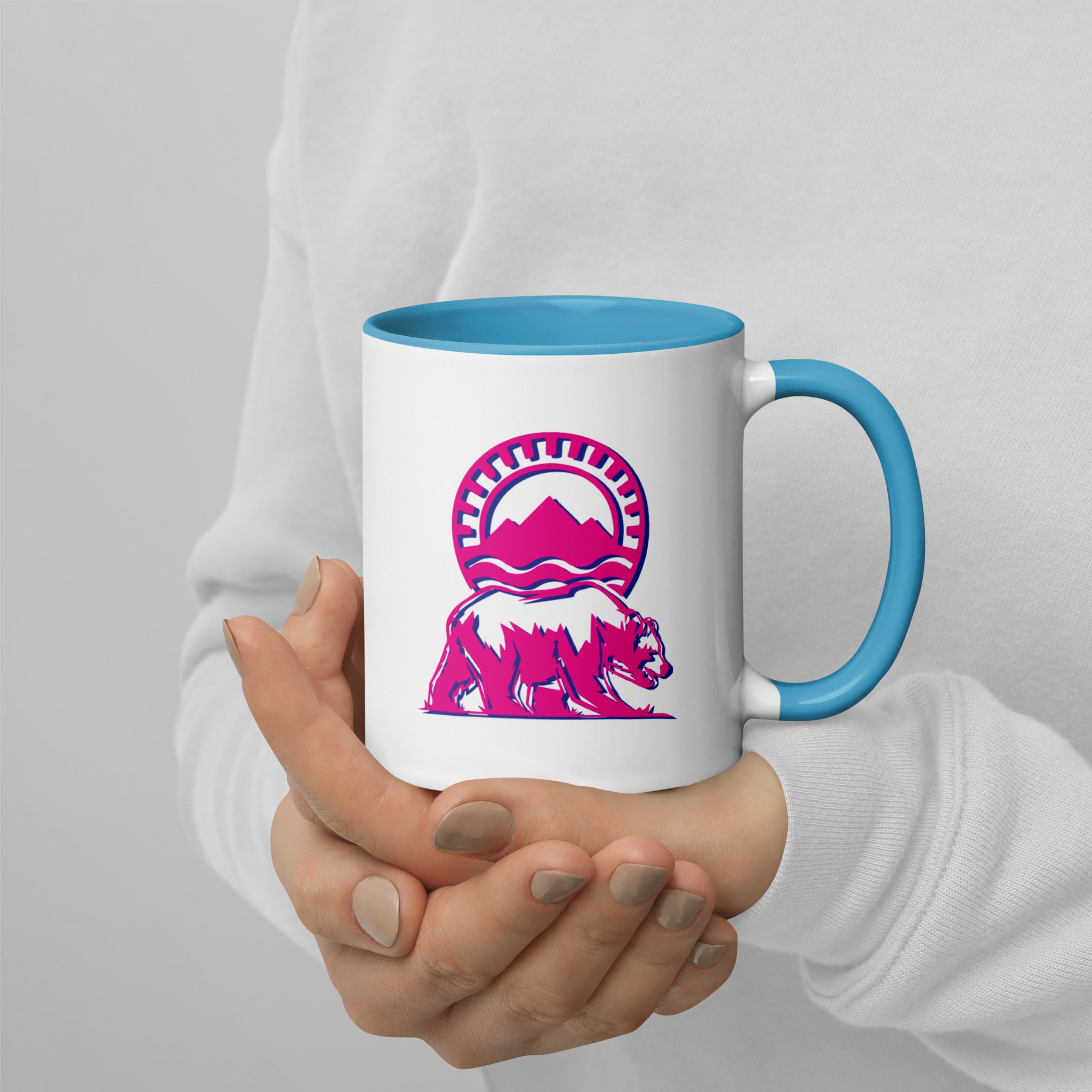 Ceramic Mug - Pink 11 oz