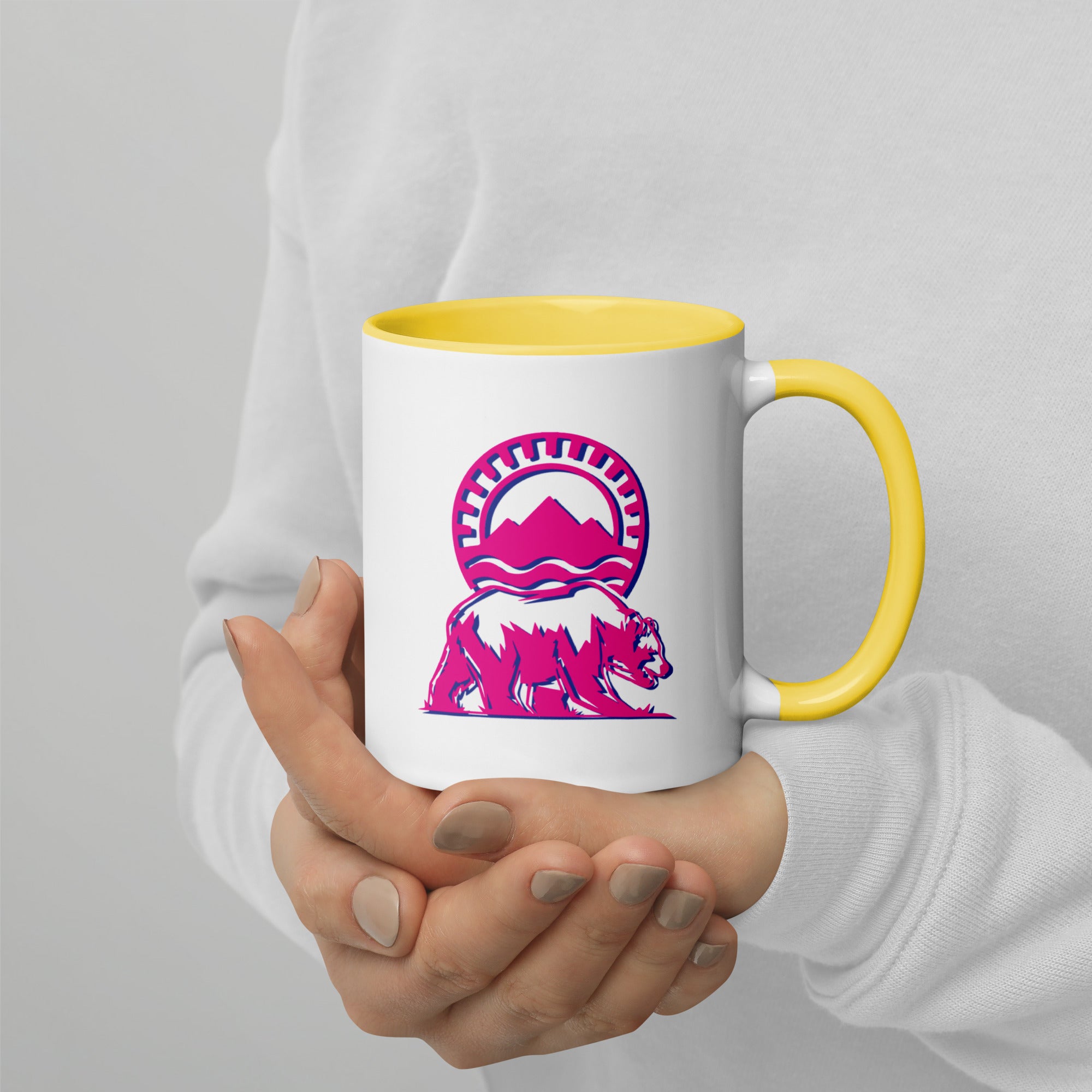 Ceramic Mug - Pink 11 oz
